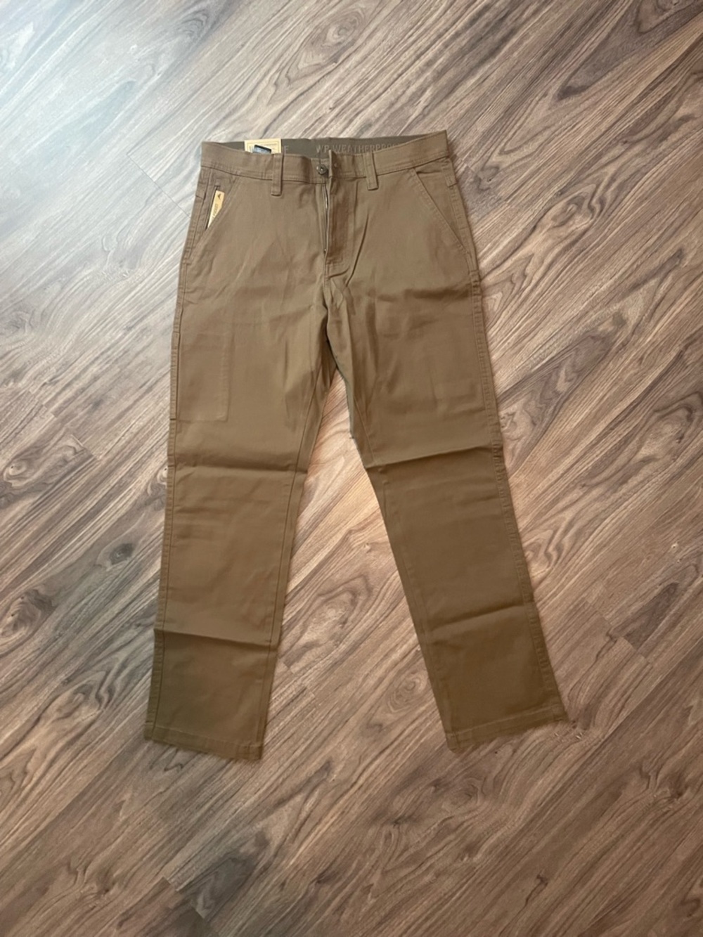 Weatherproof Men's Olive Brown Chinos